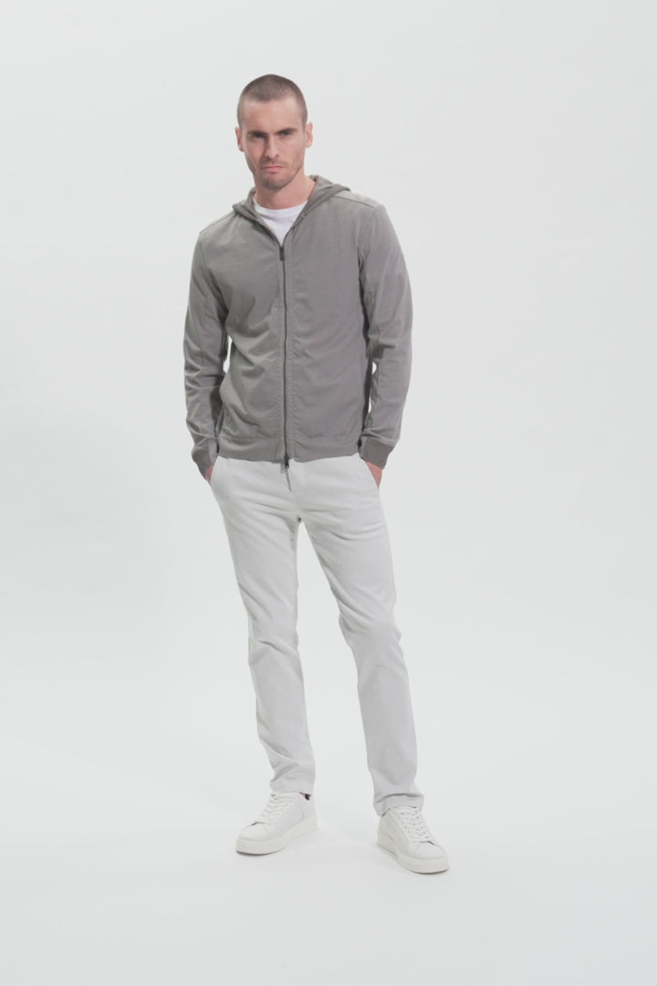 Regular fit sporty jacket - Clay