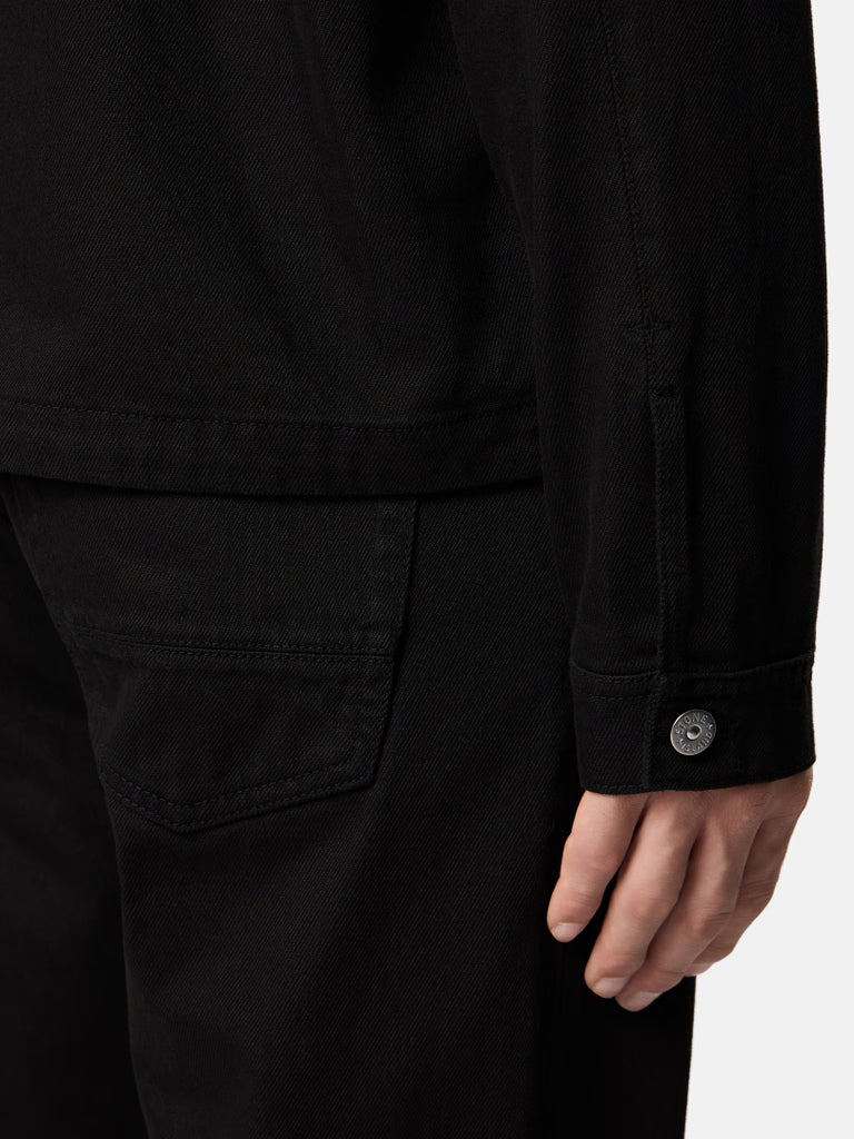 BLACK COACH JACKET BULL DENIM