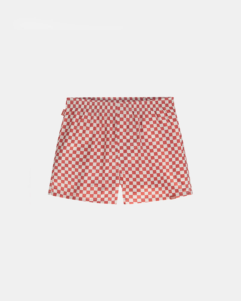 Boxer - Rouge à carreaux