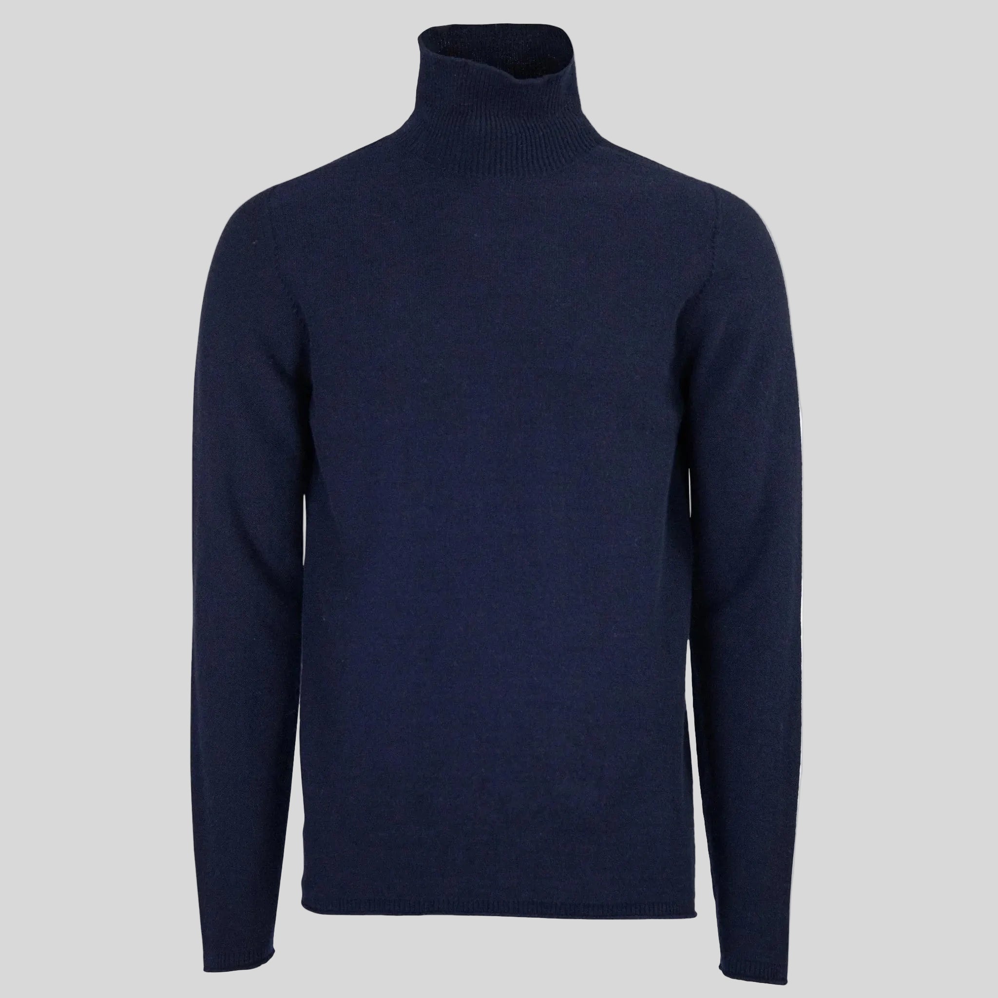 HANNES ROETHER ROLL NECK SWEATER - TORNADO