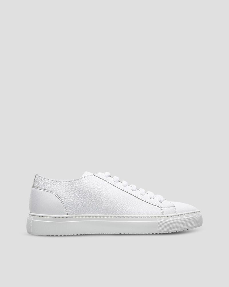 ERIC leather Sneakers - WHITE