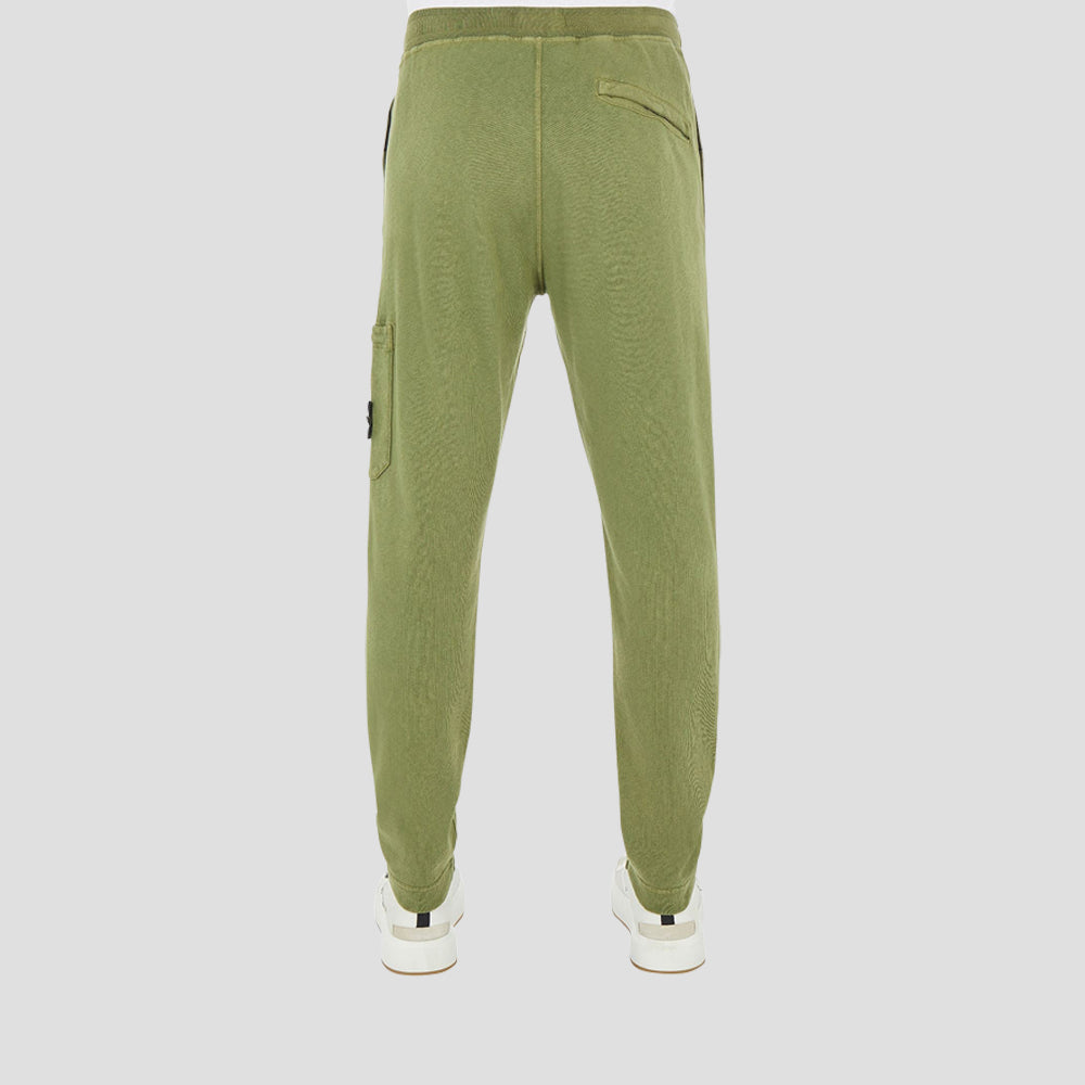 62260 Malfile' Fleece Garment Dyed 'Old' Effect - Olive Green
