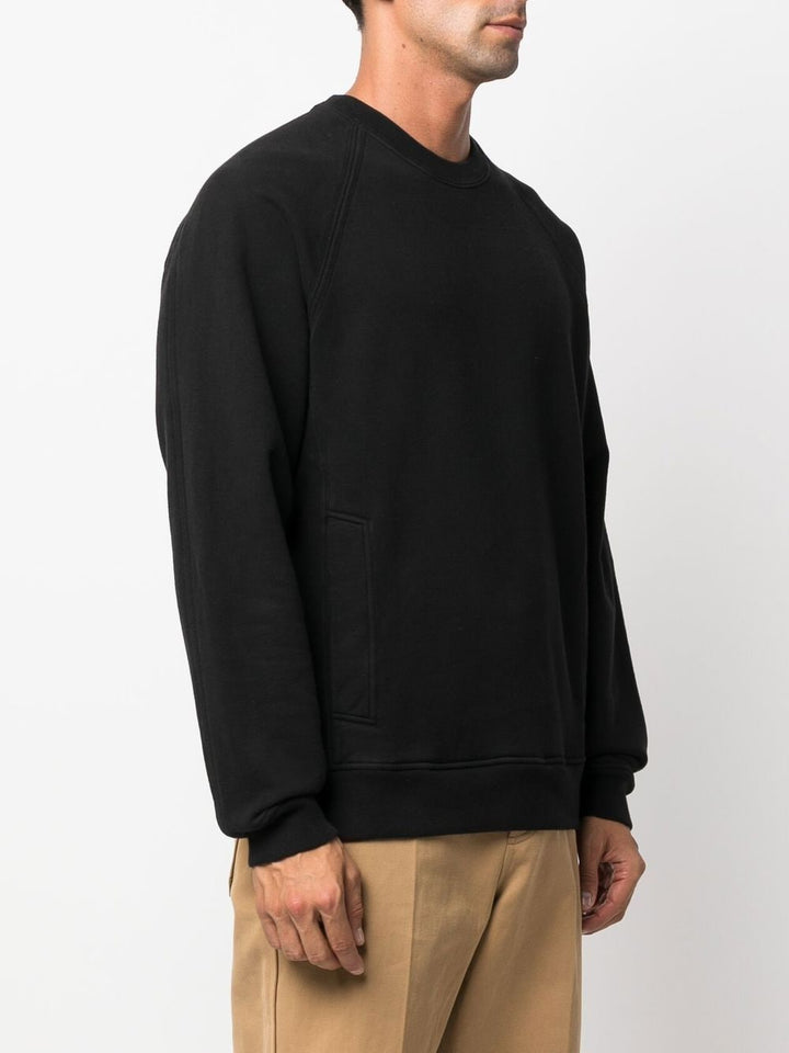 Crewneck cotton sweatshirt - Black