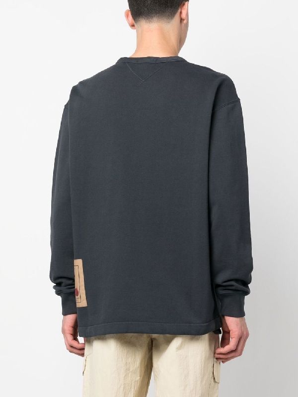 Round neck sweater - Charcoal