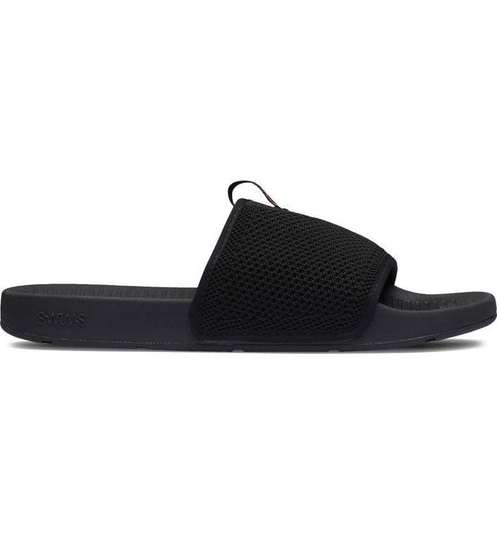 Knit Slide Sandal - Black