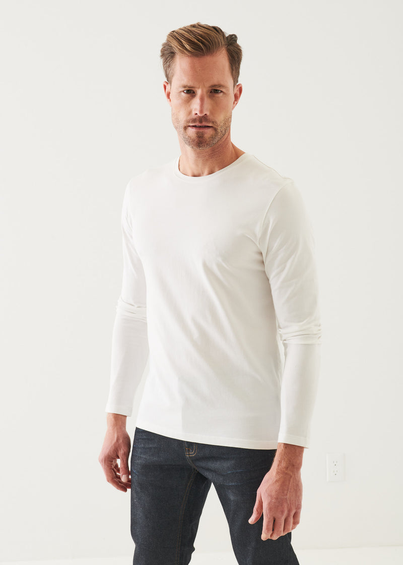 Long sleeve T-shirt  - White