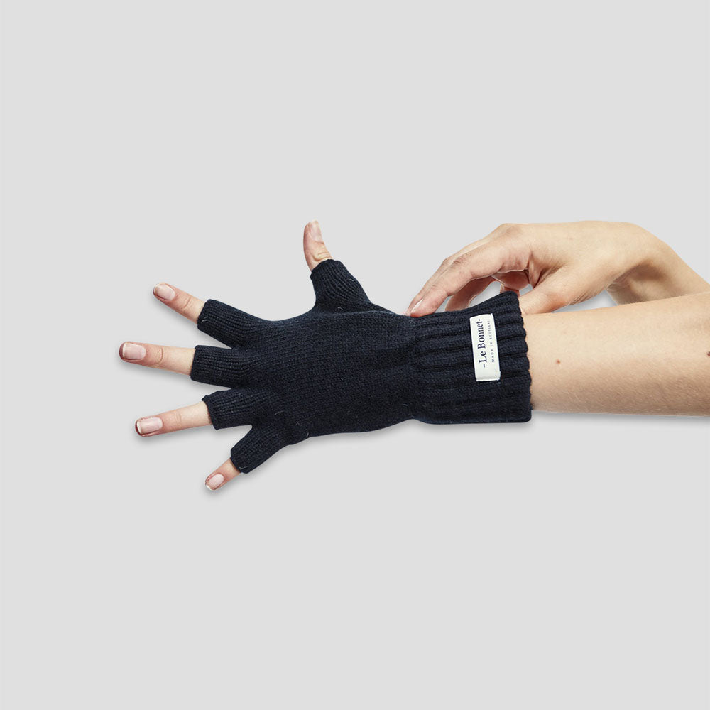 Fingerless Gloves - Onyx - sale