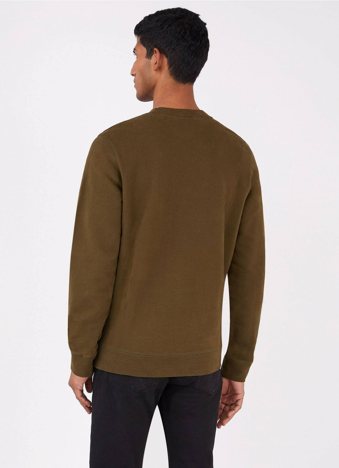 Loopback Sweatshirt - Dark Moss - sale