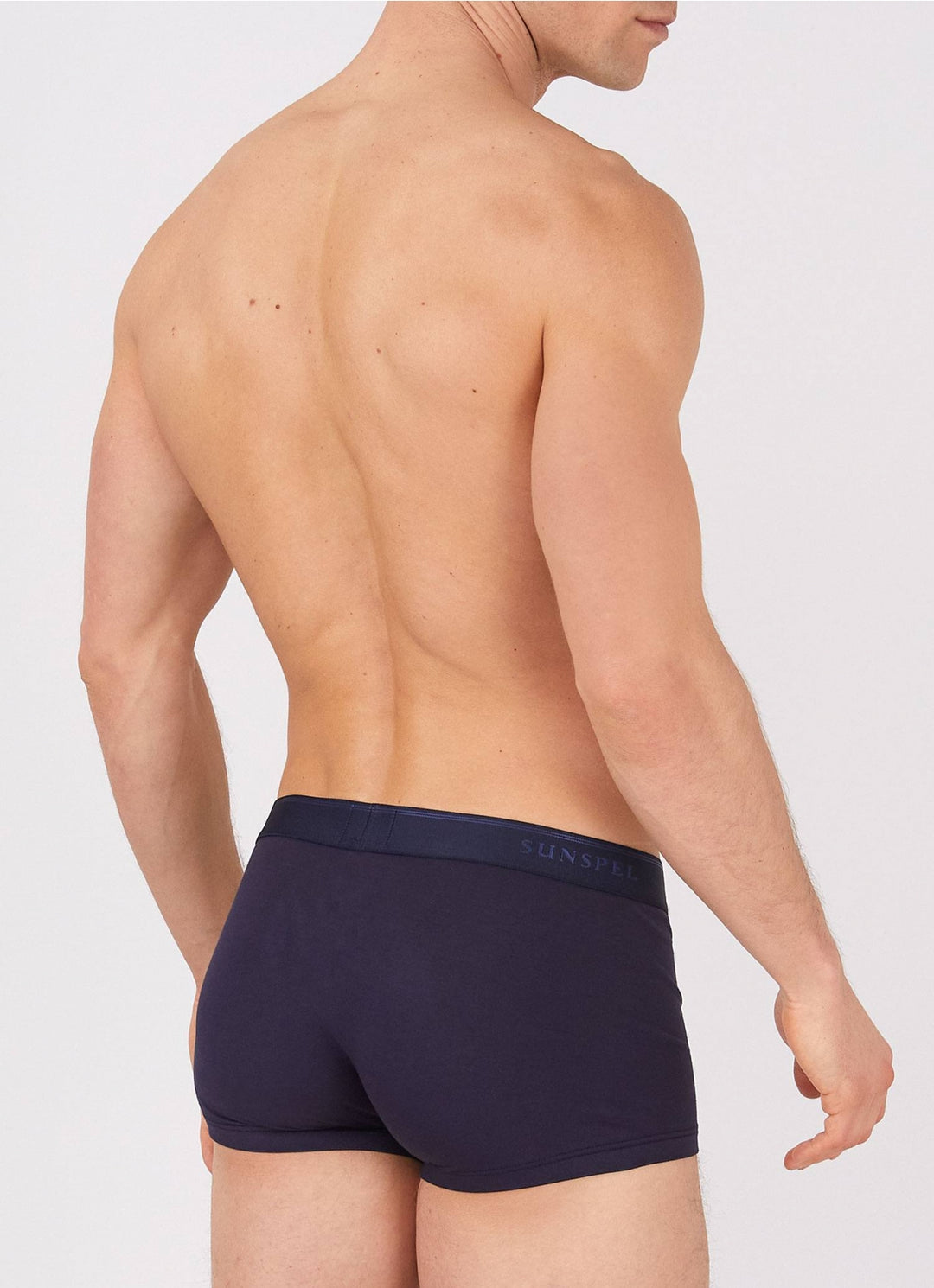 Stretch Cotton Trunks - Blue