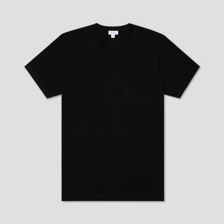 Superfine Cotton Underwear T‑shirt - Black