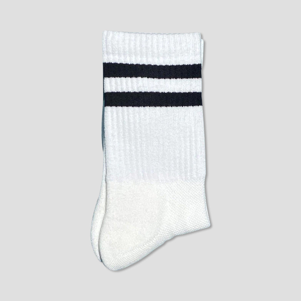 N/A High Ankle socks - White and Black Athletic