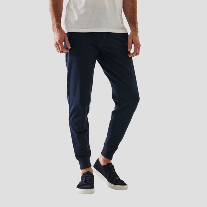 PIMA COTTON FRENCH TERRY JOGGER - Midnight - sale