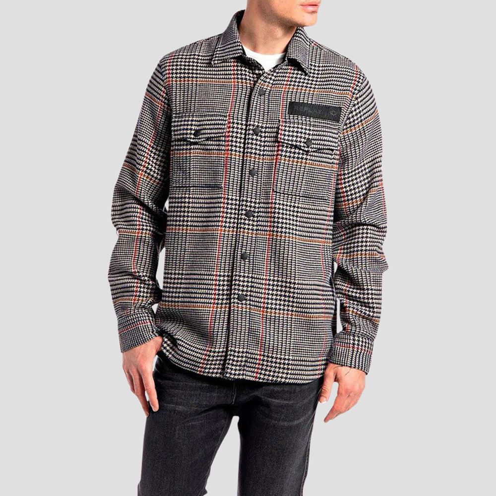 Overshirt - Houndstooth Flannel - sale